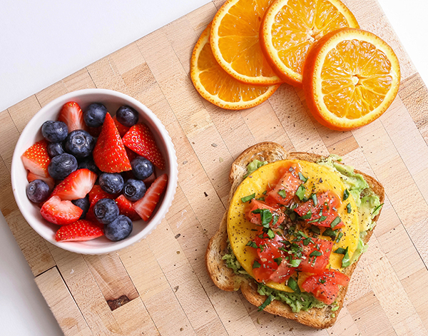 Egg Patty Avocado Toast