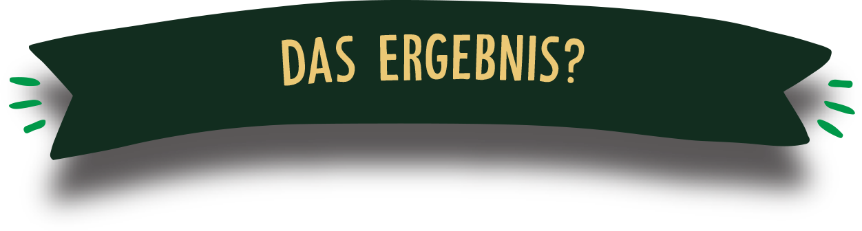 Das Ergebnis?