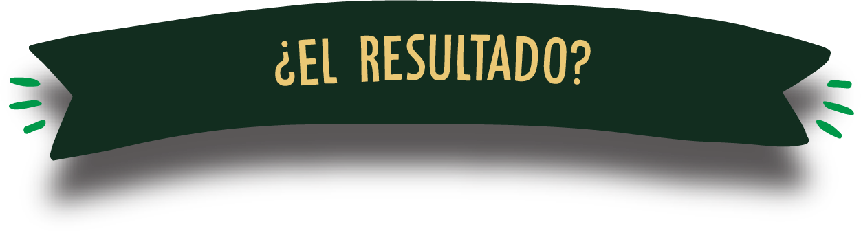 ¿El resultado?