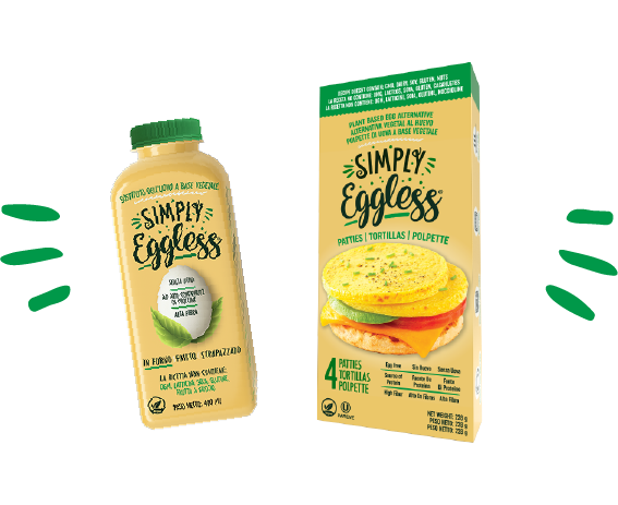 Simply Eggless bottles, 16oz and 32oz