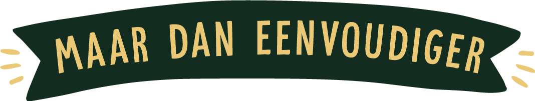 maar dan eenvoudiger