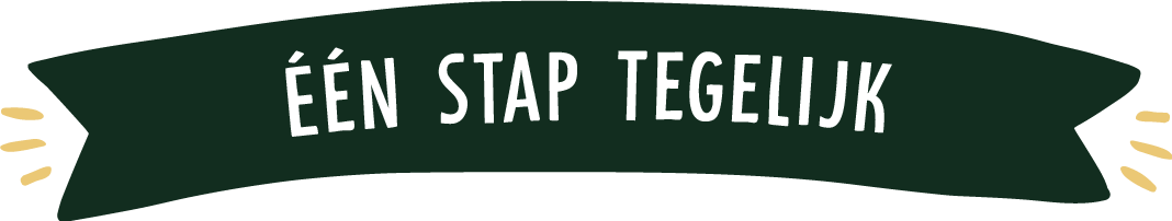 Één stap tegelijk